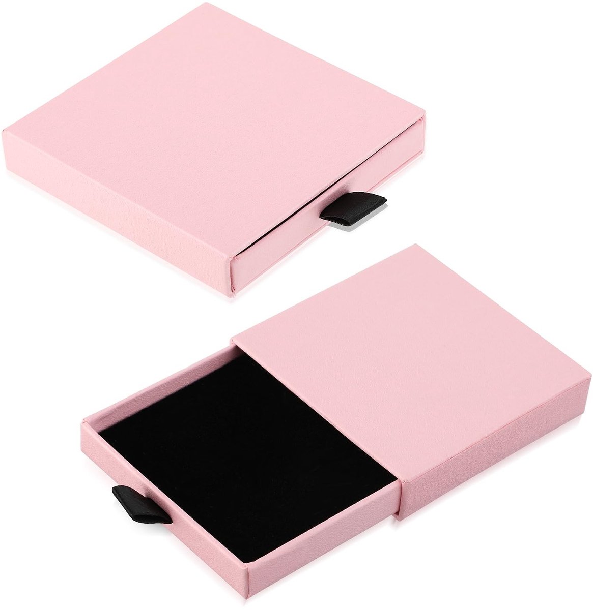 Solidchoice - 2 Stuks Sieraden Geschenkdozen - Kraft Papieren Organizers