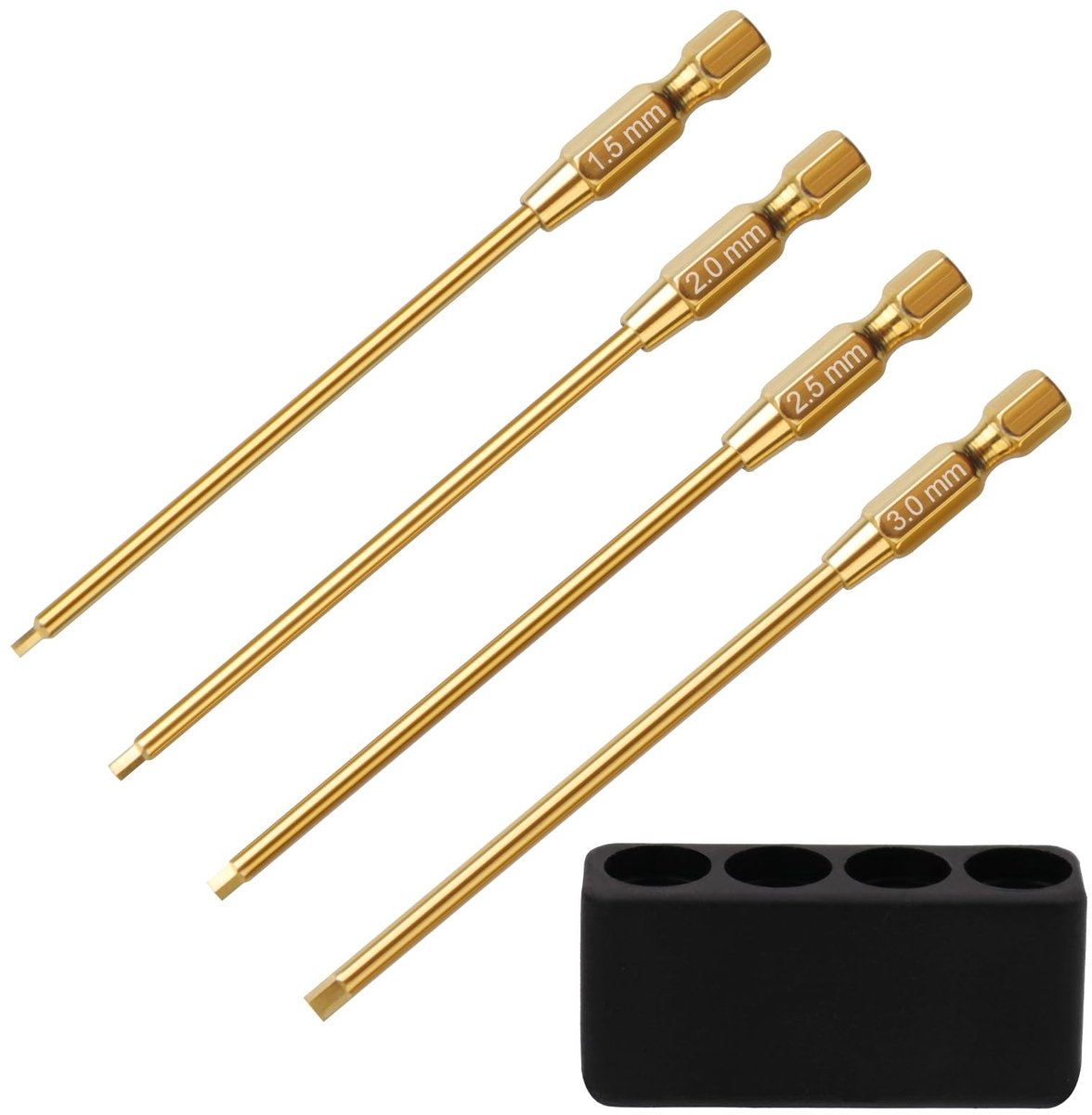 Solidchoice - Set van 4 Hex Schroevendraaier Bits voor Modelbouw