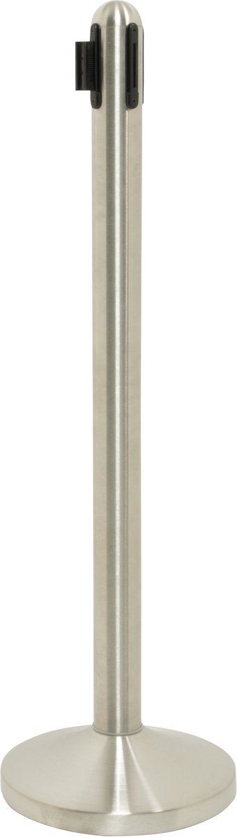 Securit® intrekbare afzettingpaal met grijze nylonband