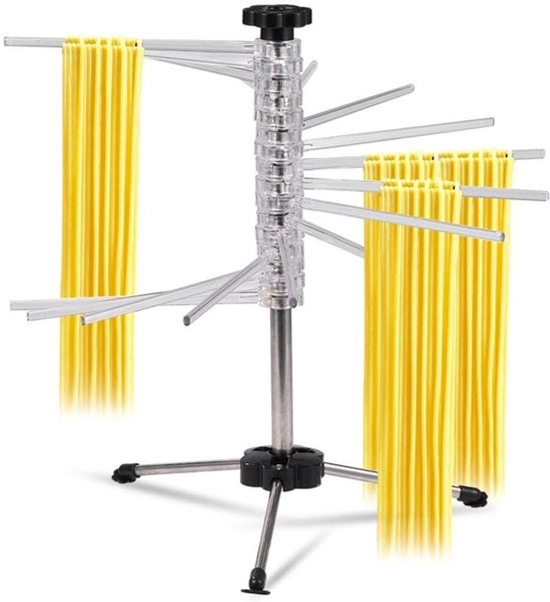 Vouwbaar Droogrek voor Pasta - Ideaal voor Spaghetti, Noodles en Zelfgemaakte Pasta, Compact en Efficiënt