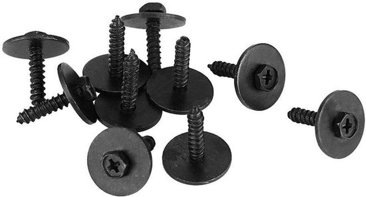 20 stuks schroeven en plastic ringen - motoronderkast clips schroeven bodemafdekking schild beschermer gevormde plastic producten