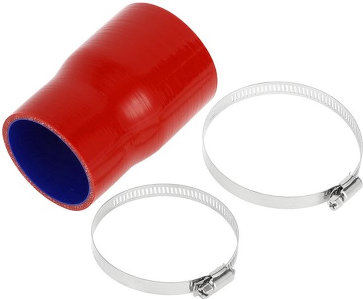 Silicone Slang 4-Laags - Rechte Koppeling - Binnendiameter 80-3.15"/2.75" - Lengte 127mm - Dikte 5mm - Temperatuurbestendig tot 300℃ - Koelslang