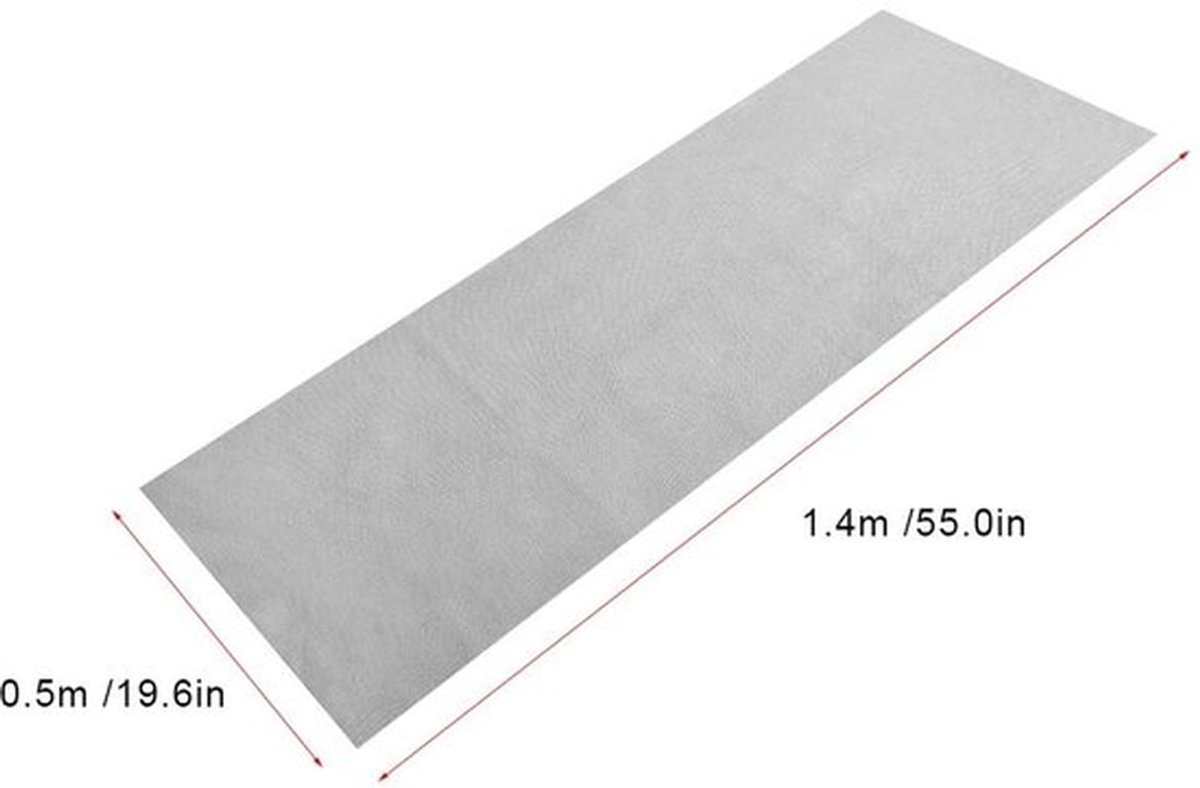 Stofdicht Doek voor Luidsprekers - Bescherming voor Audio Apparatuur - Grijs - Mesh Grill Doek - Geschikt voor Grote Soundboxen - Perfect...
