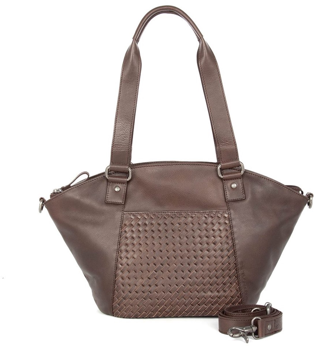 Leren Shopper - Patty - Donkerbruin