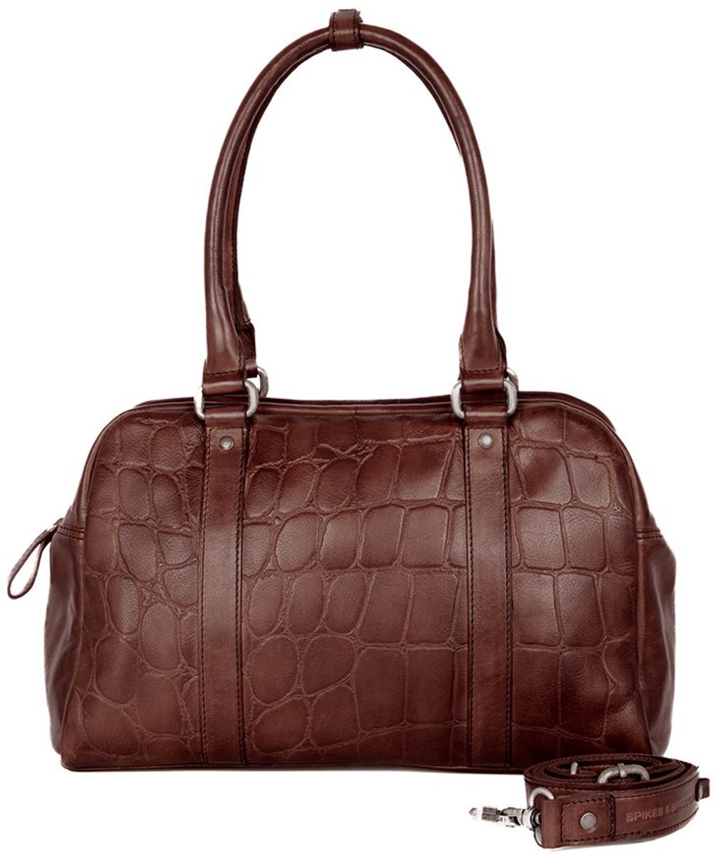Leren Handtas - Dionne - Donkerbruin