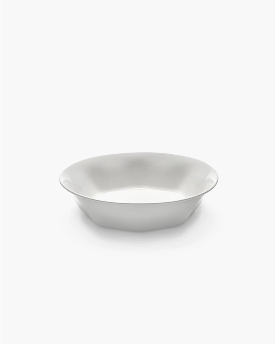 Serax Sergio Herman Silhouette ronde schaal D25.5cm H6.5cm wit