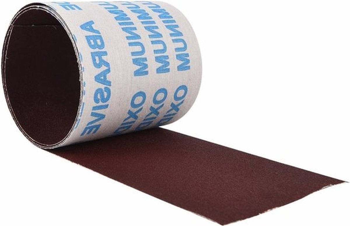 Zachte schuurpapierrol 800 grit voor metaal, glas en hout - 1m lang, 95mm breed, ideaal voor fijnschuren