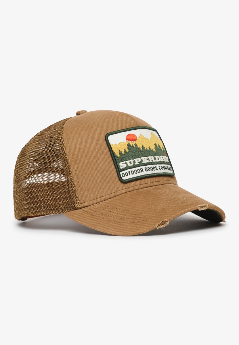 Superdry Heritage Mesh Trucker Pet Beige