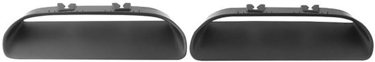 Motorkap-bezels 2 stuks - Geschikt voor Dodge Challenger Red-Eye 2019-2020 - Onderdeelnummer 68378080AB/68378081AB - Premium Materiaal - Perfecte Vervanging - Motorkap