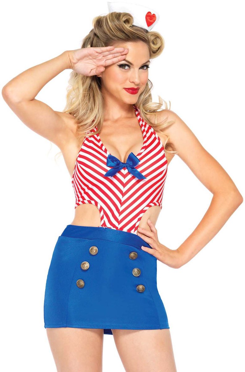 Leg Avenue 'Shore Leave Sailor', sexy matrozen kostuum Maat M/L