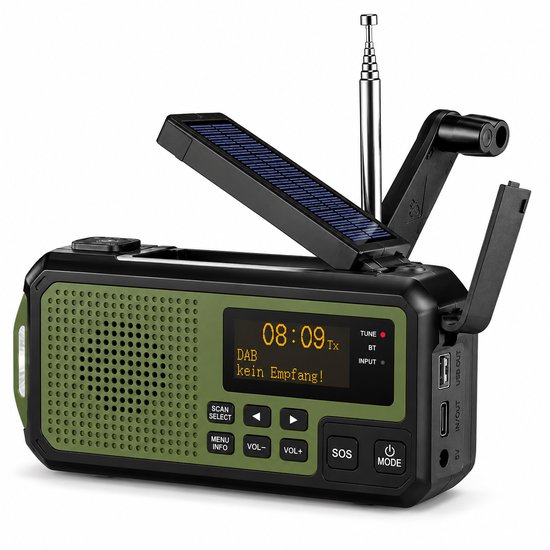 NovaWare® Noodradio Solar Opwindbaar