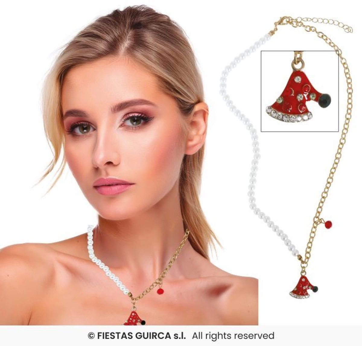 Parelketting Kerstmuts
