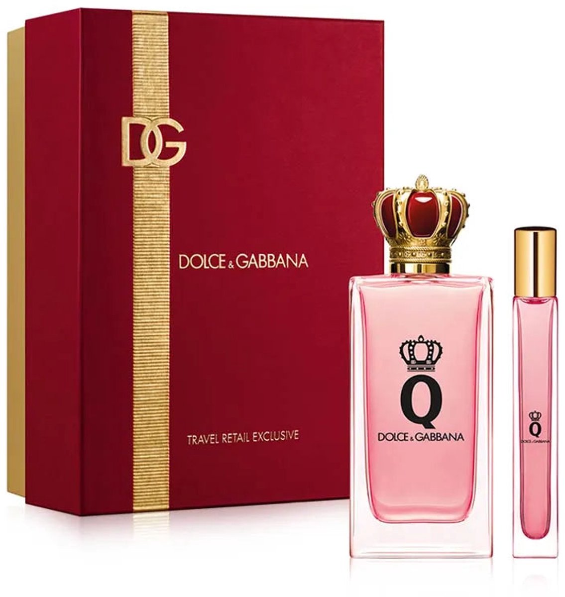 Dolce & Gabbana Q for Women Set 3.3 oz EDP Spray 0.33 oz EDP Travel Spray NEW