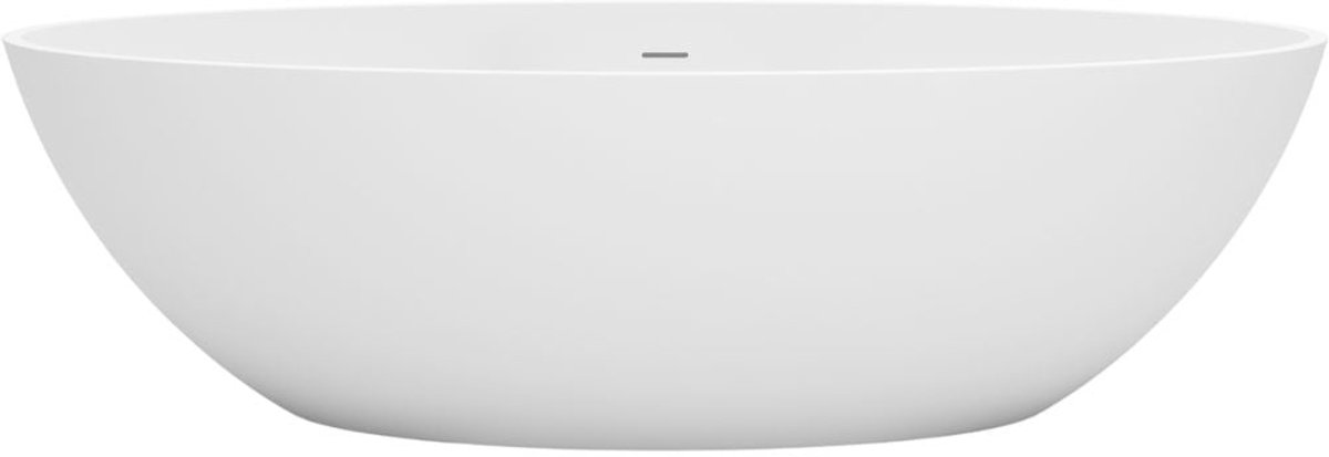 Vrijstaand ligbad Sanitado Elements Just New solid surface 180x85cm mat wit