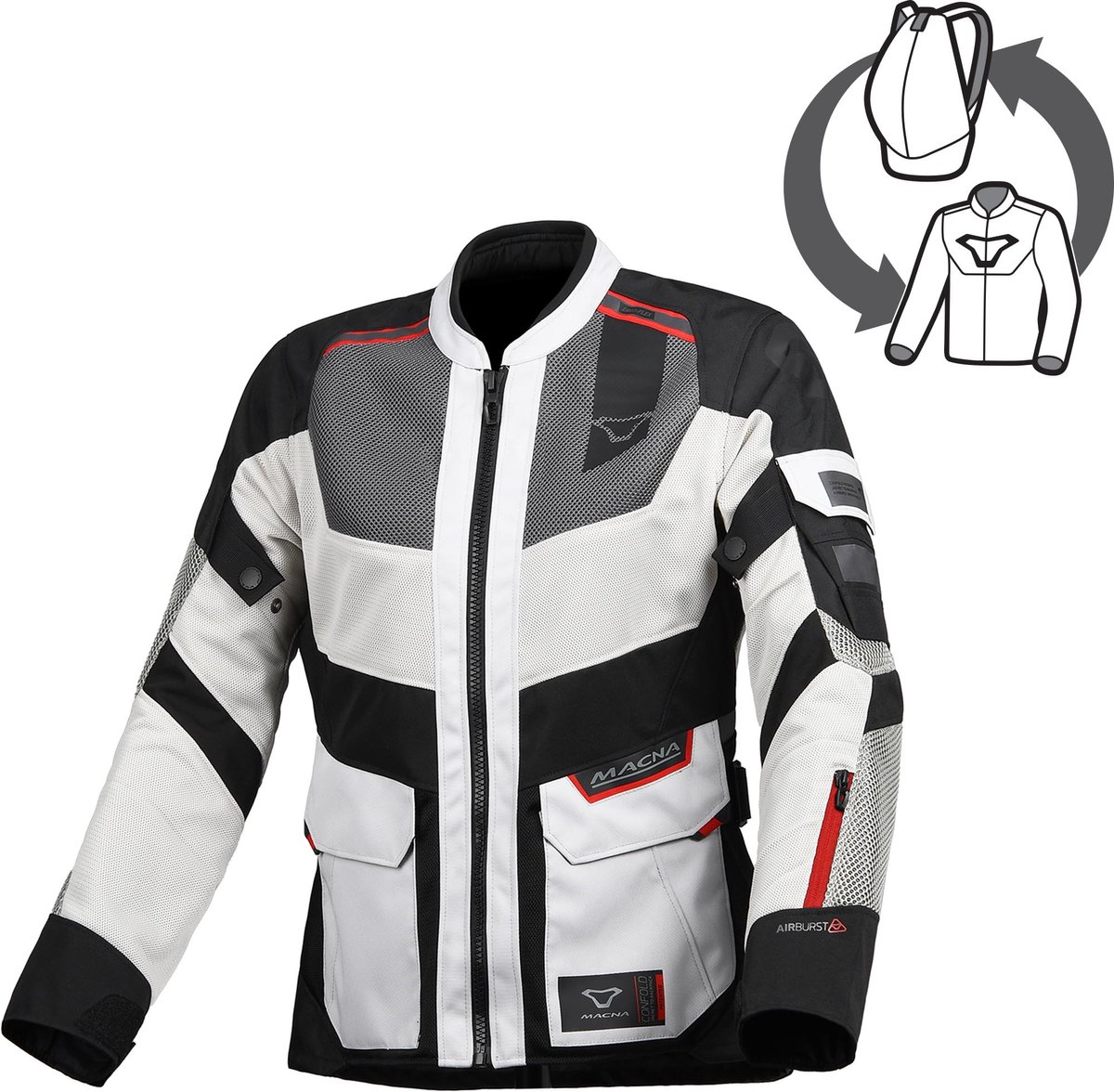 Macna Travelair Dames motorfiets textieljas -