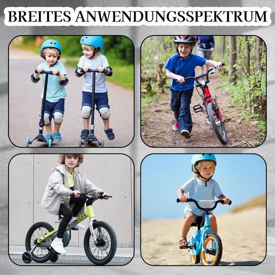 Ergonomische fietsgrips van antisliprubber, 1 paar in zwart — afbeelding 5