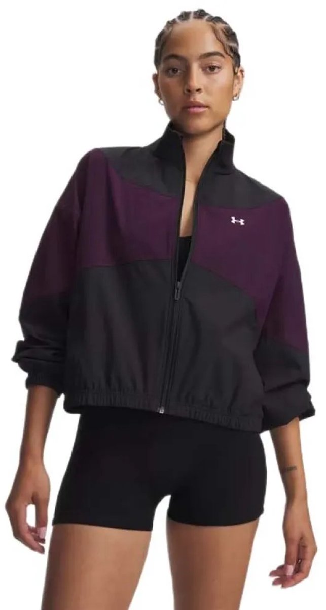 Under Armour Rival Woven Jas Zwart XL Vrouw