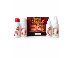 Camille Geschenkdoos Circus 2026 - - Shower Foam 100ml - Deodorant 100ml - Shampoo 100ml - Anti klit Spray 100ml