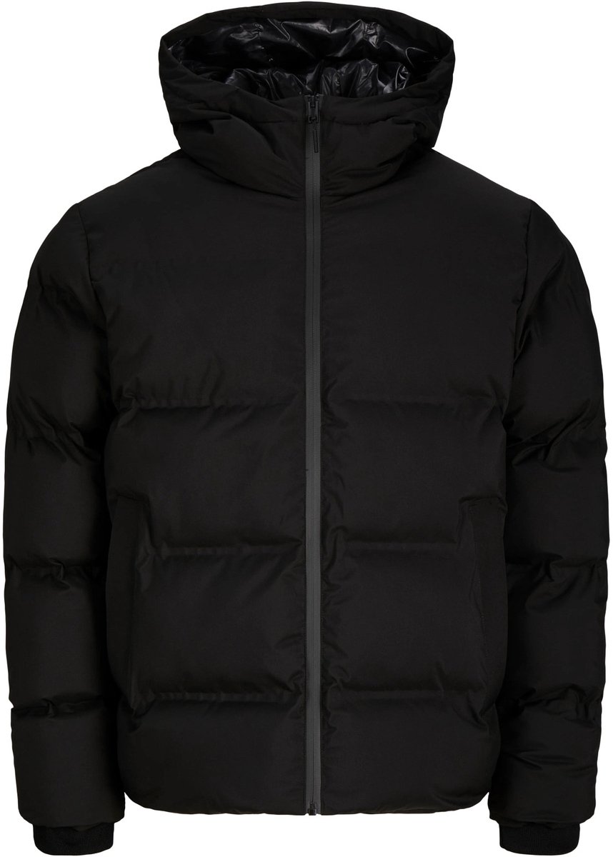 Jack & Jones - Heren Jas winter Payne Puffer - Zwart - Maat L