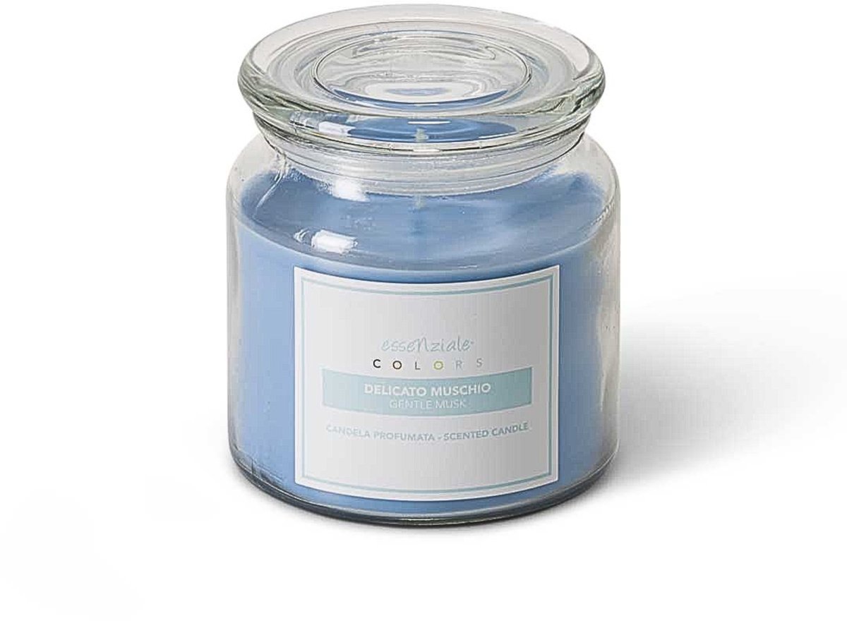 Geurkaars Witte Musk - 400 gram - met Magnolia & Witte Musk - 80 Branduren