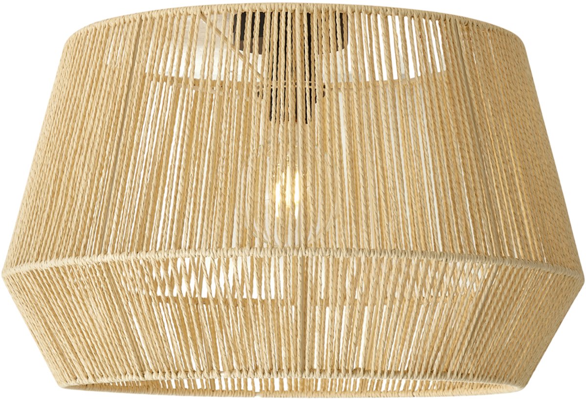 Qazqa moderne plafondlamp - Combi - zwart, rond, 50cm, ideaal als hal, woonkamer en slaapkamer lamp