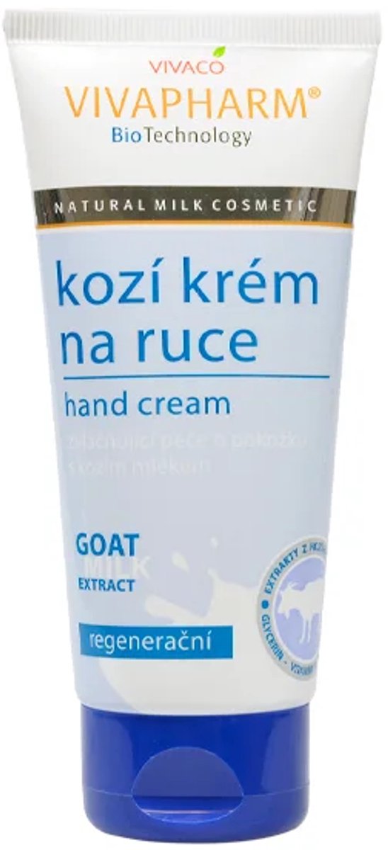 VIVAPHARM ® Geitenmelk Hand Crème - 100ml - voor droge en gebarsten handen