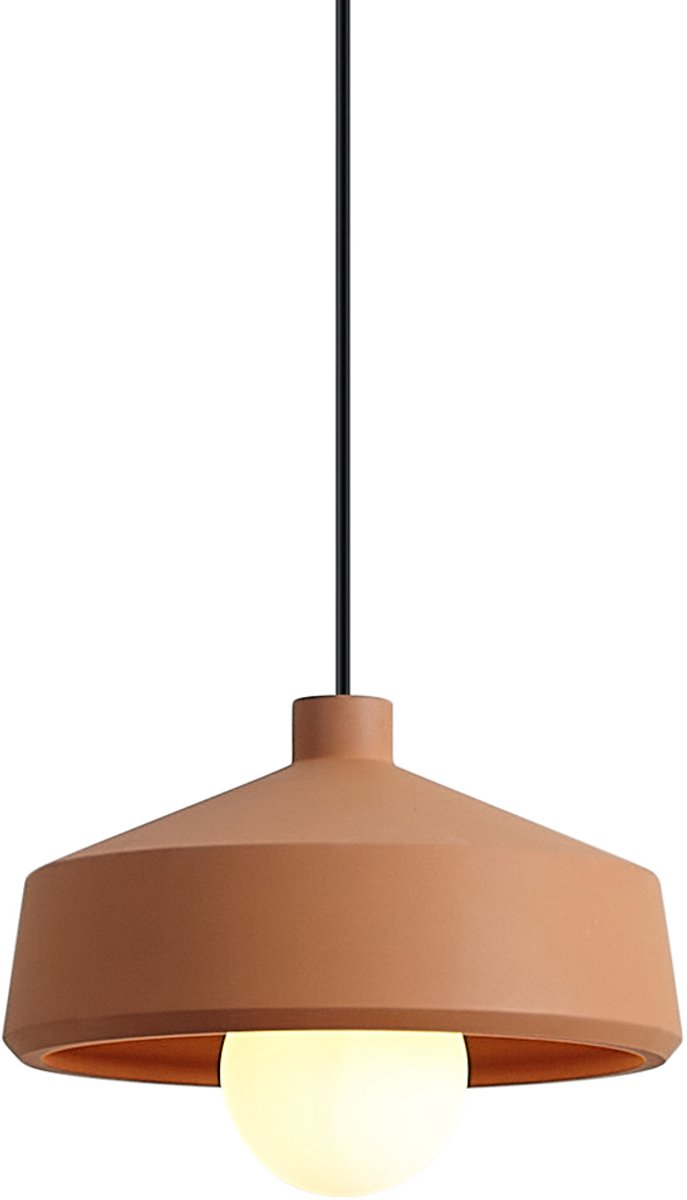 Qazqa bohemian hanglamp voor in de tuin - Terracotta - bruin, max. 15W, geschikt voor led, 33cm, IP44