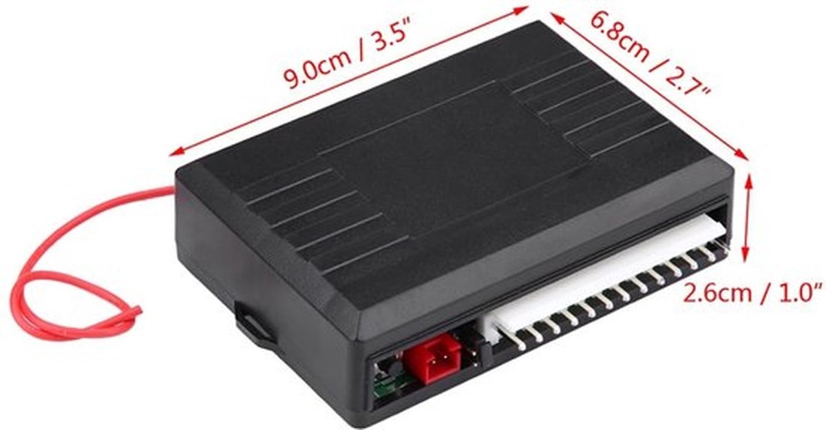 Centrale Vergrendeling Universele Afstandsbediening - Keyless Entry Systeem - Auto Deurslot - Kofferbak Ontgrendelknop - Model LB-405/L237 - 12V Stroom