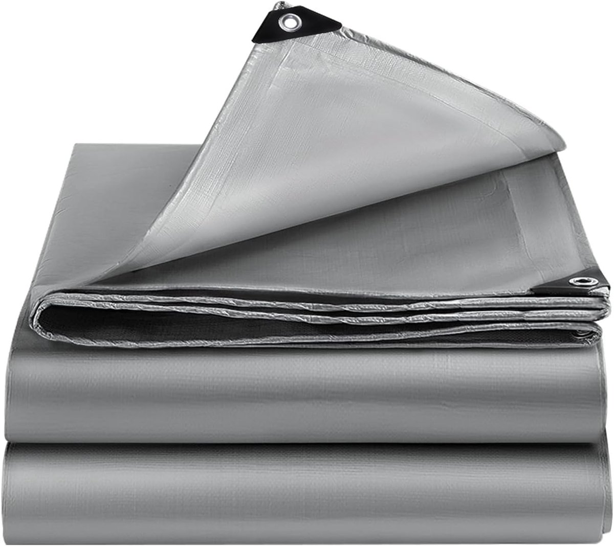 Afdekzeil - Zilver - 2 x 3 m - Waterdicht en Scheurbestendig - Voor Bescherming van Buitenspullen