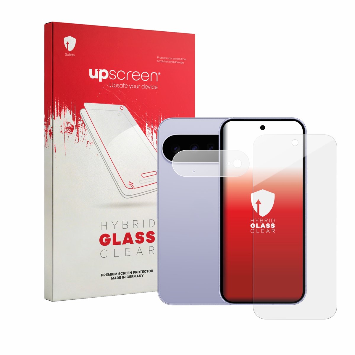 upscreen - Screenprotector voor Google Pixel 11 (Voor+Camera) - Folie Beschermfolie Beschermglas transparant