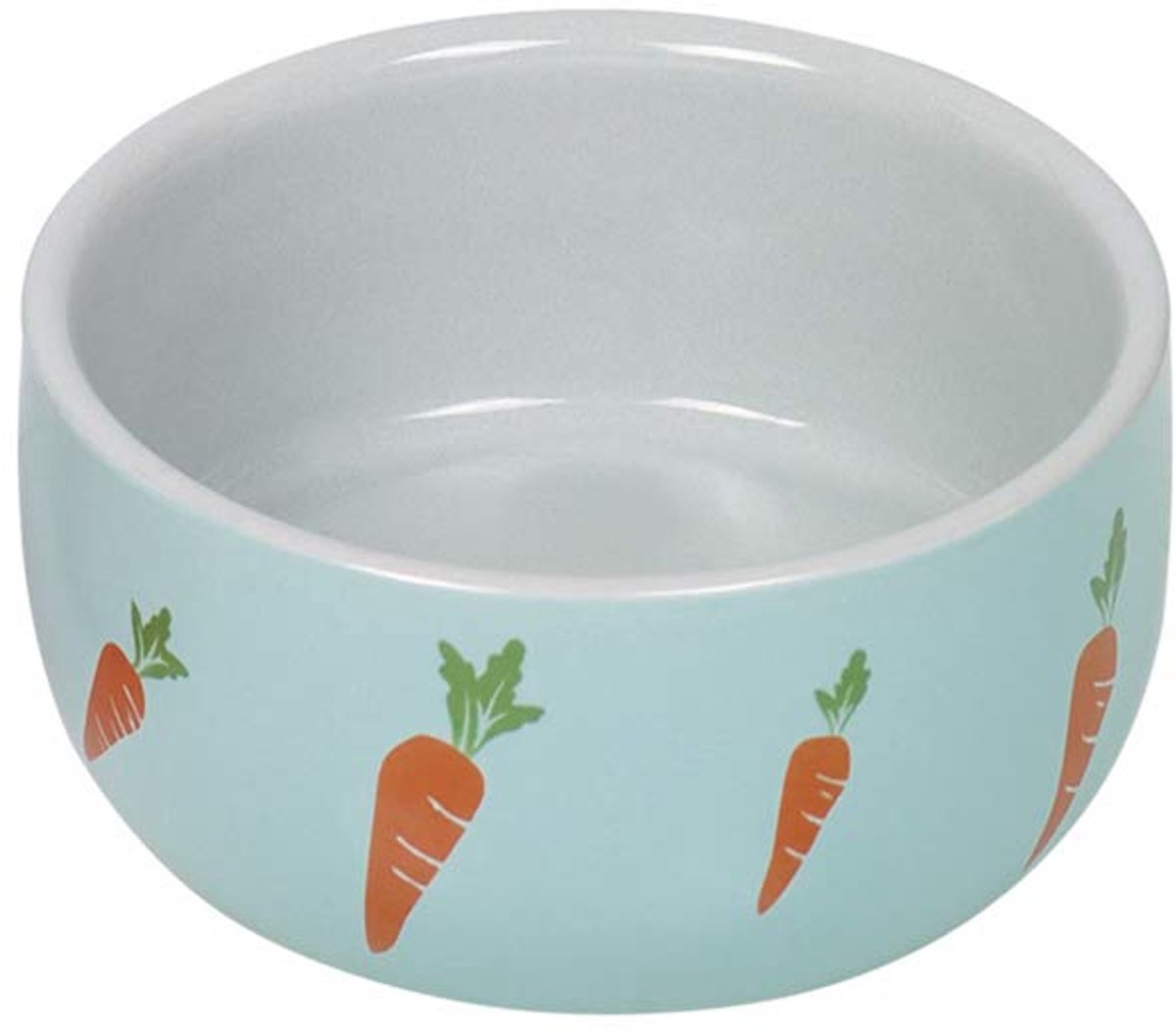 Keramische voer- en drinkbak voor knaagdieren, blauw Ø 11 x 4,5 cm, 0,3 l