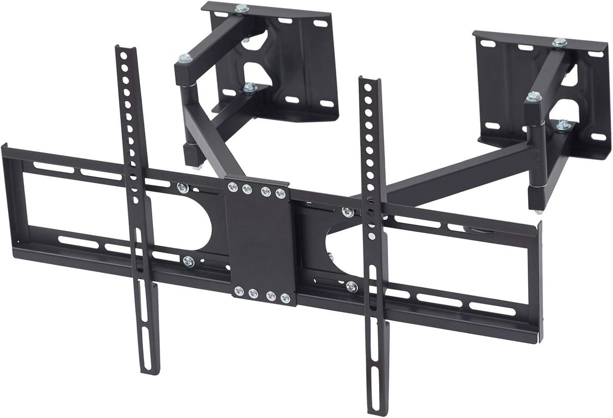 Verstelbare TV wandbeugel voor LED en plasma televisies van 32" tot 65", max. 45kg, VESA 600x400, kantel- en draaifunctie