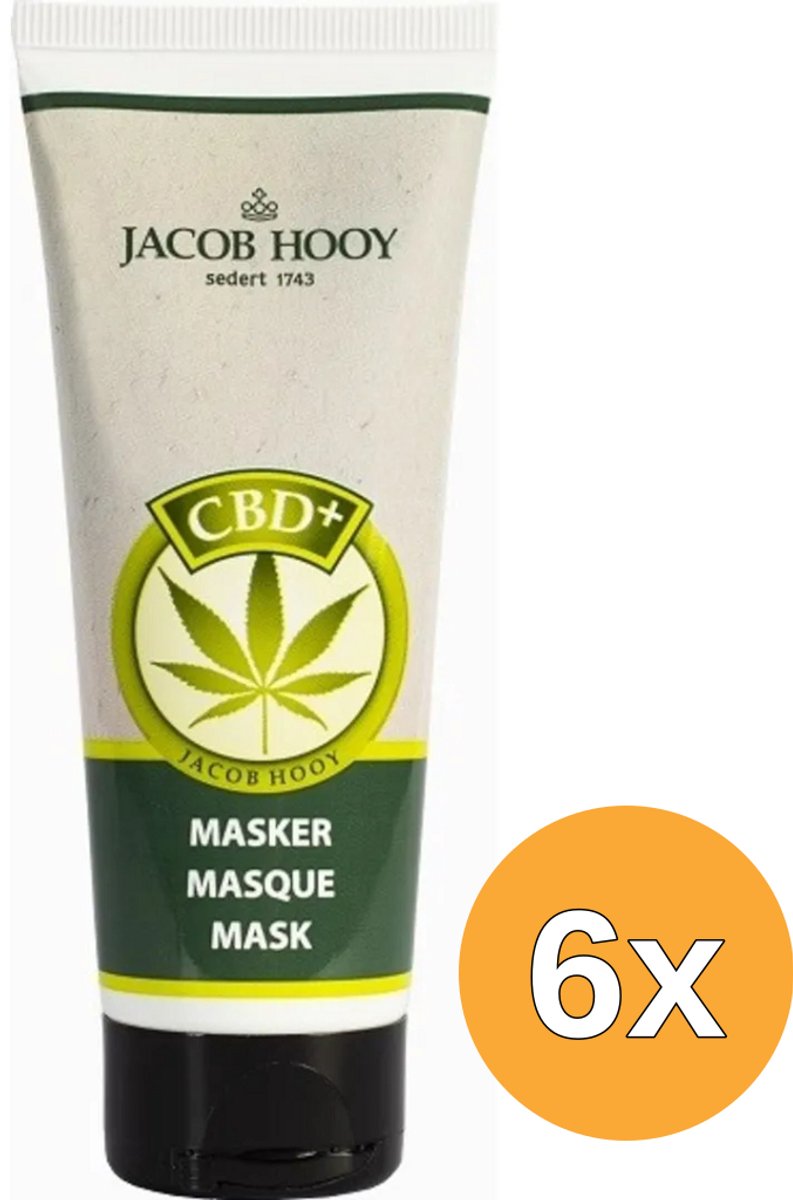 6x Jacob Hooy CBD Masker (75 ml)