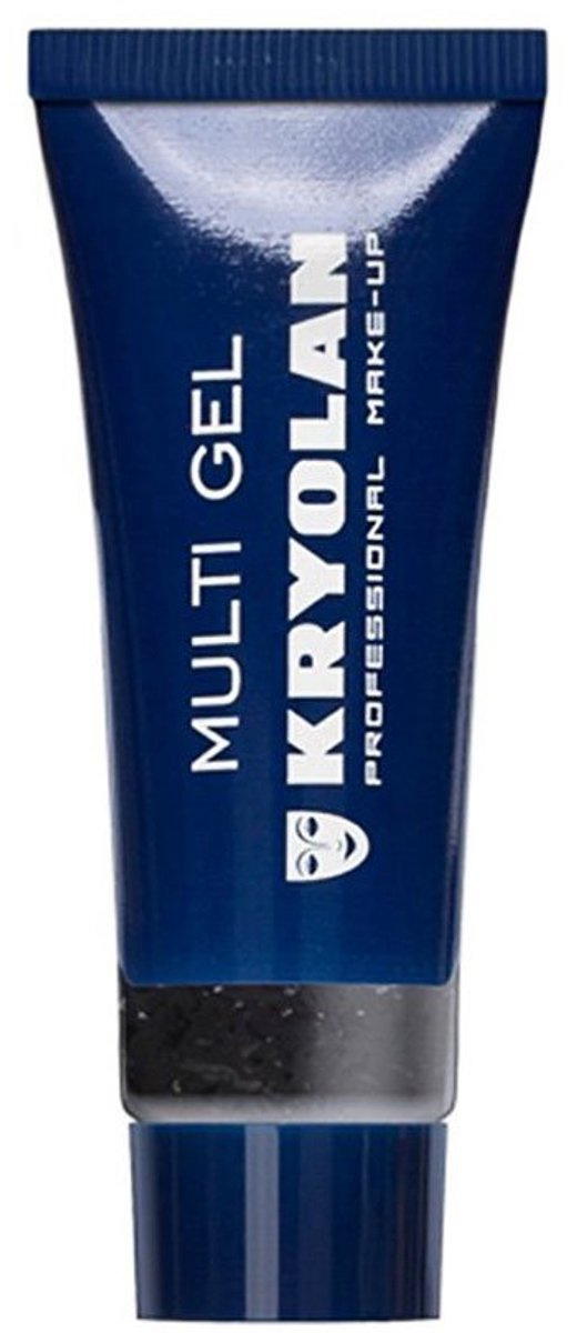 Kryolan Glittergel Zwart Grof