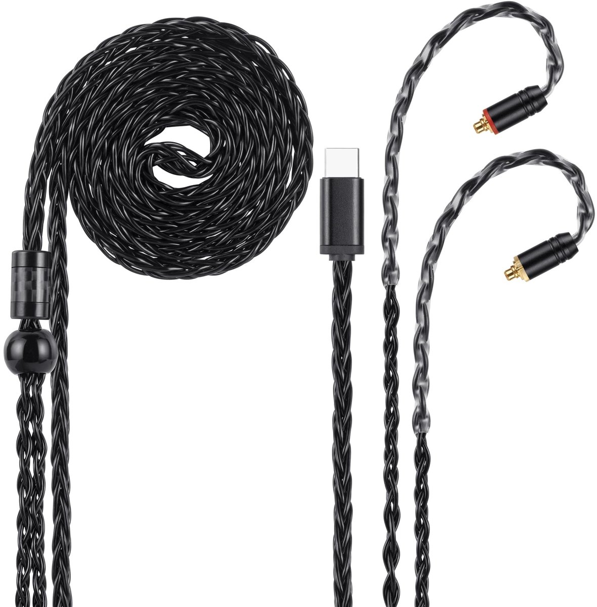 Solidchoice - USB-C naar Dual MMCX IEM Balans Oordopjes Kabel