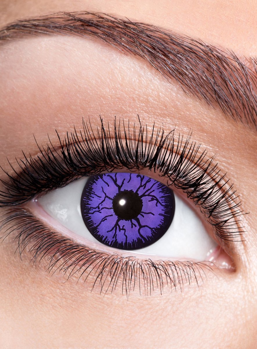 Purple Witch contactlens met sterkte