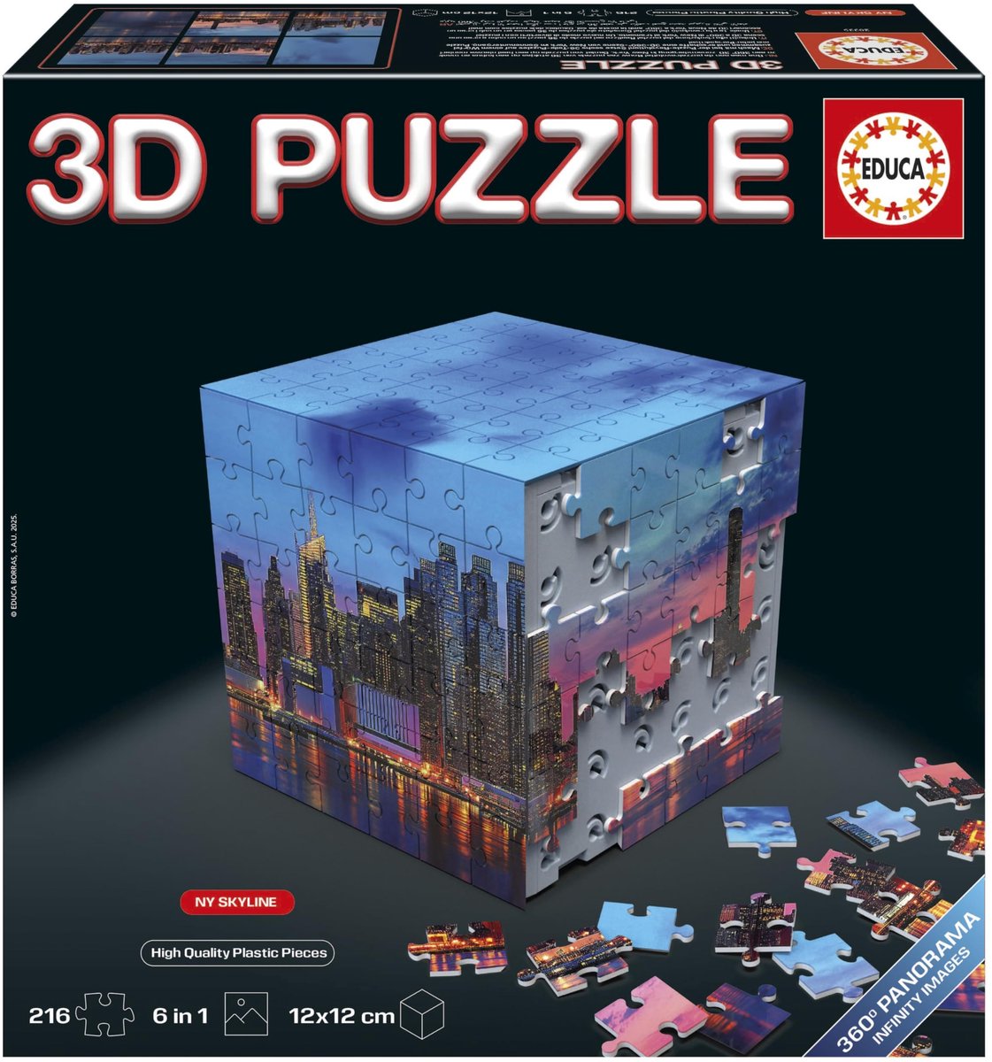 Solidchoice - 3D Puzzel NY Skyline Panorama met 216 Stukjes