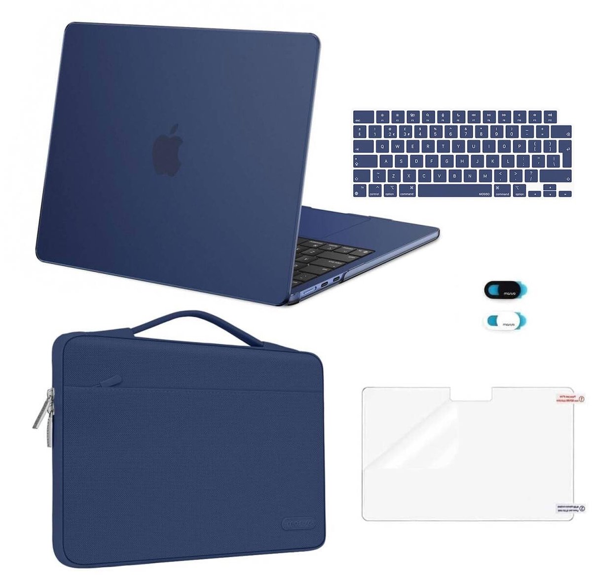 Solidchoice - Beschermhoes voor 13 Inch MacBook Air met Toebehoren