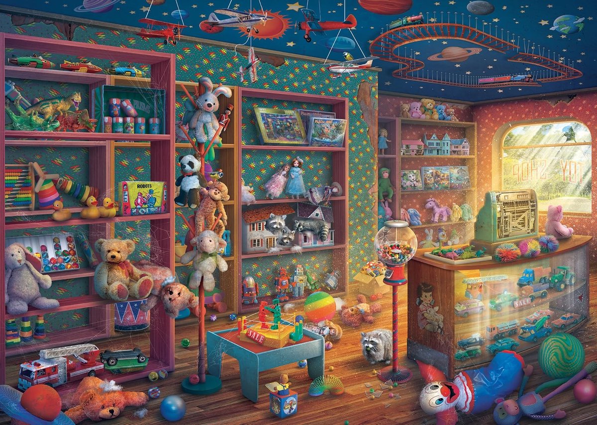 Solidchoice - Tattered Toy Store 1000 Stukken Puzzel