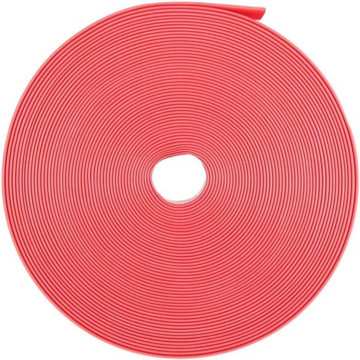 Elektrische Draad Kabel Wrap Mouw Krimpbare Buis - Krimpkous - 11mm Dia 17mm Platte Breedte 2:1 Verhouding - 10m - Rood.