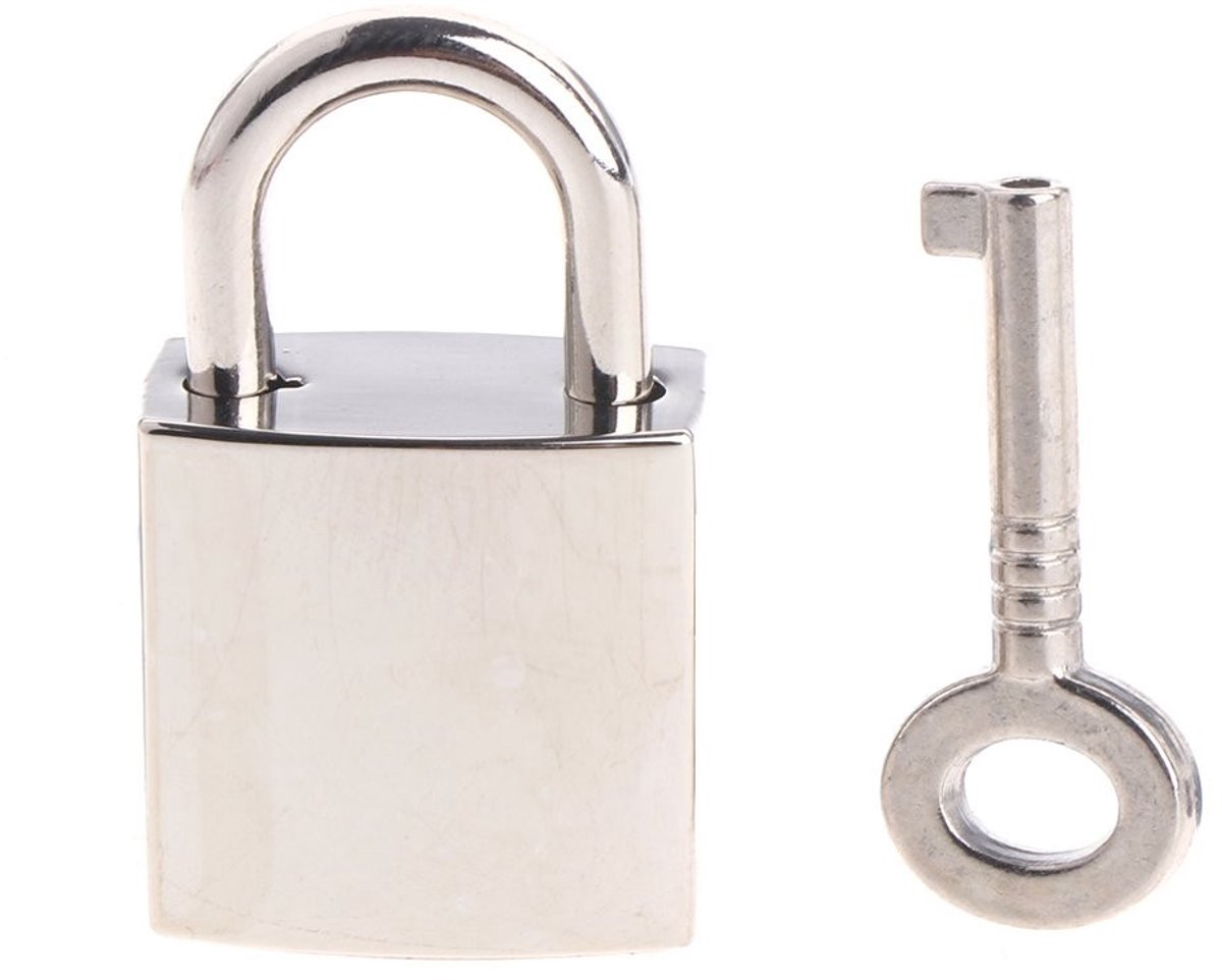 Solidchoice - Mini Hangslot met Sleutel voor Kleine Voorwerpen