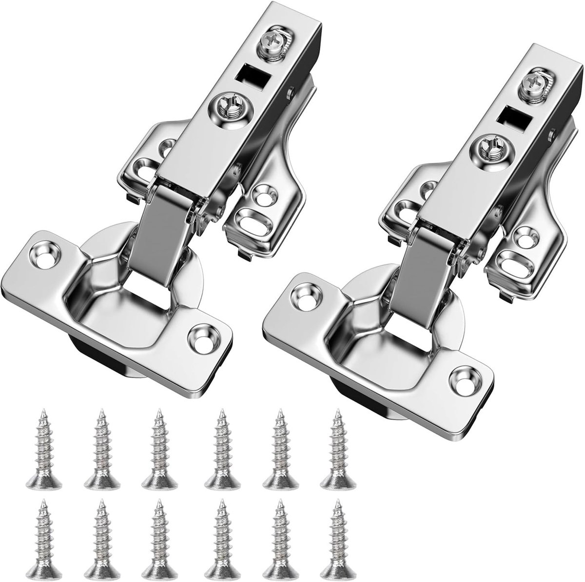 Solidchoice - Set van 2 Keukenkastdeuren met Vergrendeling en Schroeven