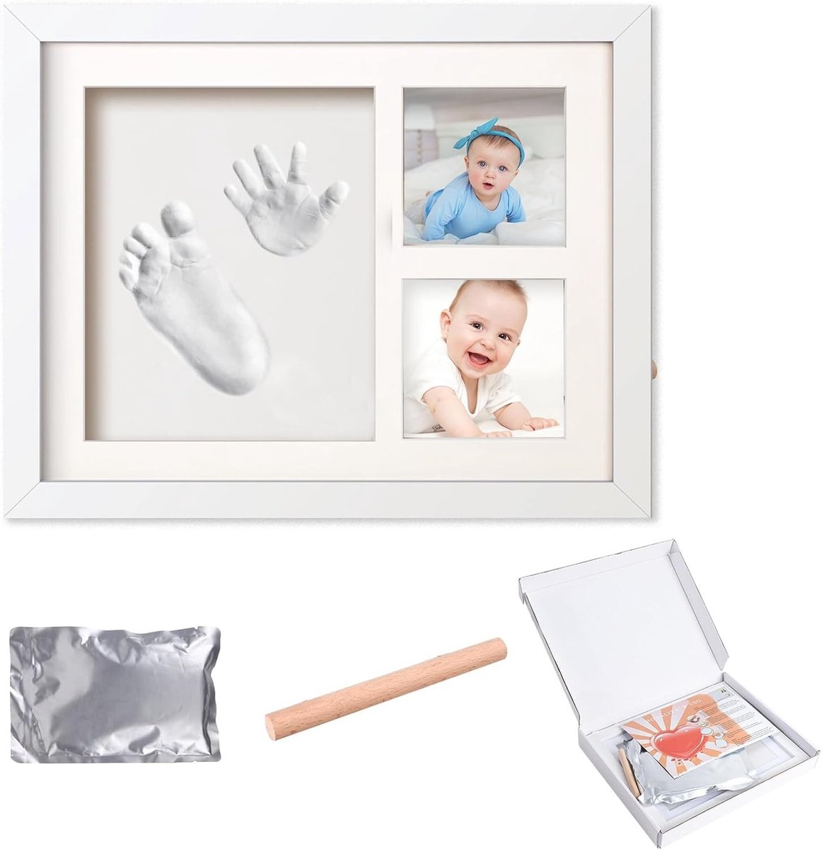 Solidchoice - Fotoalbum voor Babyafdrukken - 28 x 22.9 cm