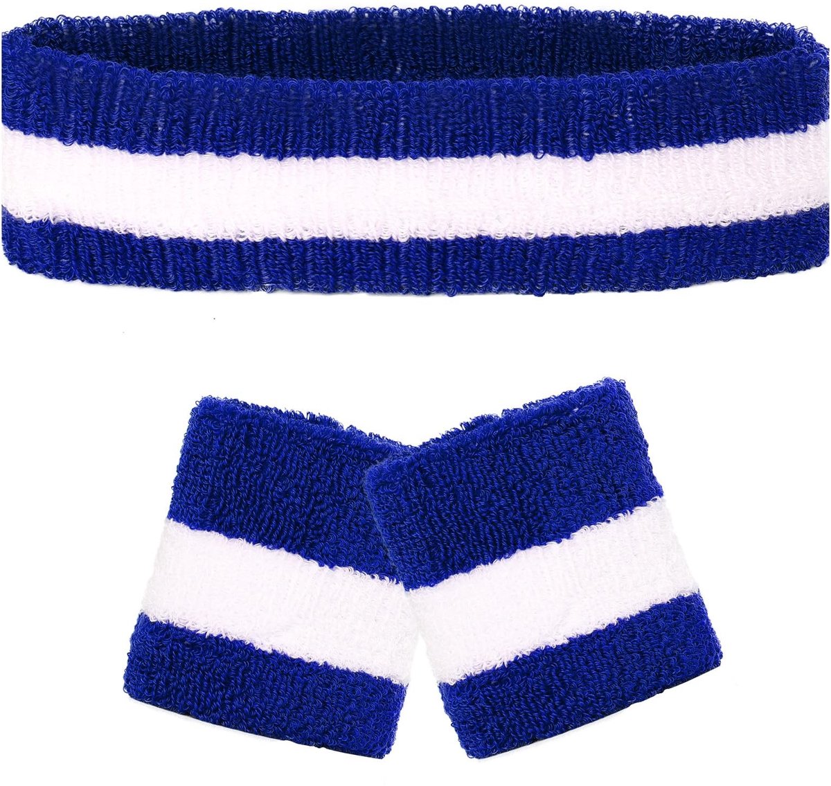 Solidchoice - Set van 3 Neon Sweatbands voor Sport en Feest
