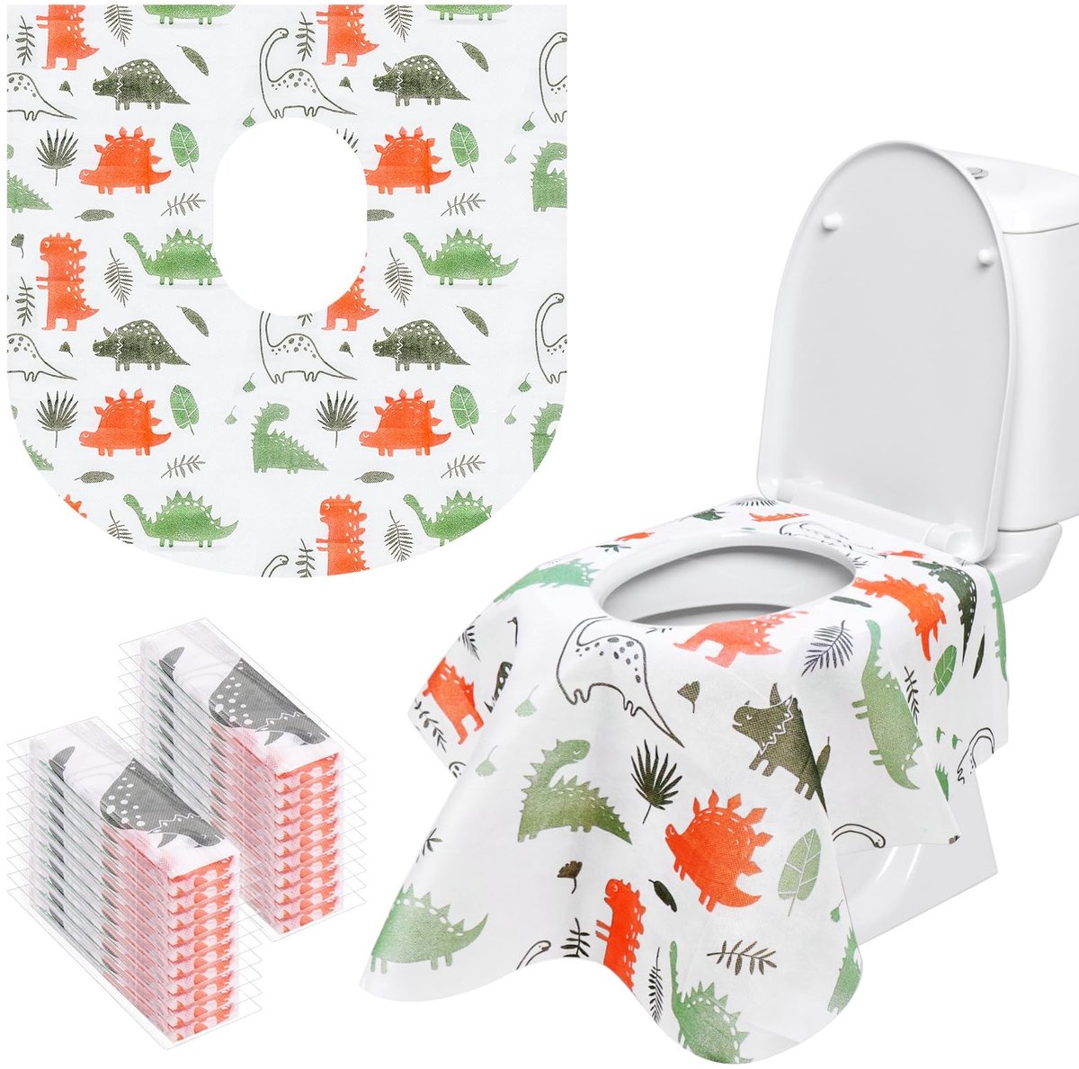 Solidchoice - Set van 20 Wegwerp Toiletzitting Covers voor Kinderen
