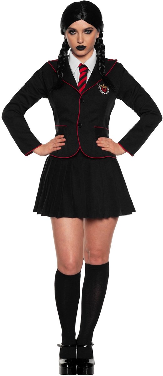 Gothic Schoolgirl kostuum - Verkleding voor Carnaval & Halloween