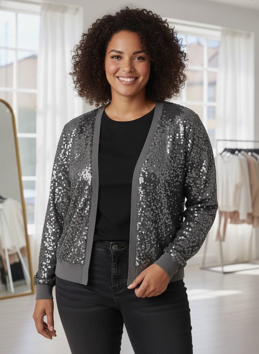 YESTA Trijntje Cover ups - Grey - maat 0(46)