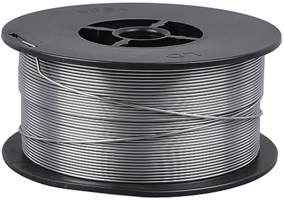 Lasdraad 08 mm 1 kg - Gasloze MIG-Lasdraad - Koolstofstaal - Duurzaam - Flexibel - Hoge smeltefficiëntie - Vuldraad
