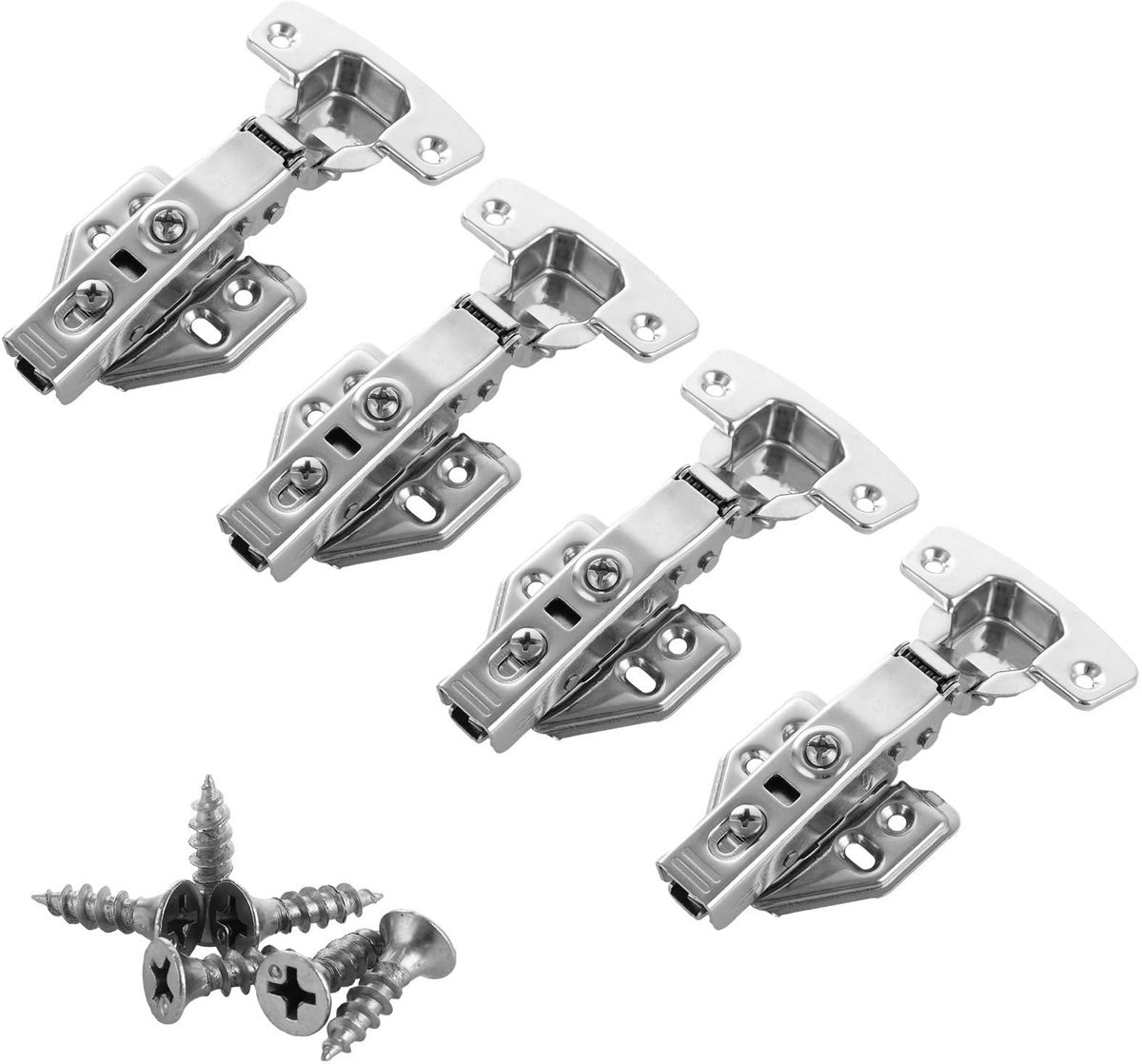 Set van 4 Scharniere voor Schranktüren 114x62 mm