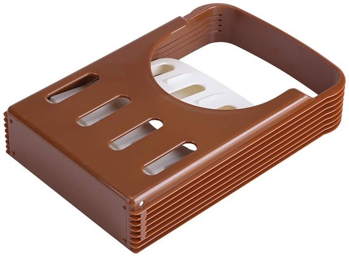 Broodsnijmachine opvouwbaar - Handmatige Snijder - 4 Snijdiktes 5/20/24/30 mm - Antislip Onderkant - Hoogwaardig ABS-hars - Ruimtebesparend - Snijmachine